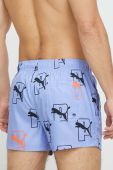 Купальні шорти Puma Cat Logo колір фіолетовий Купальні шорти Puma Cat Logo колір фіолетовий
