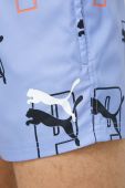 Купальні шорти Puma Cat Logo колір фіолетовий Купальні шорти Puma Cat Logo колір фіолетовий