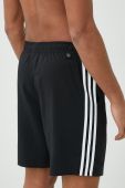 Купальні шорти adidas Performance 3-Stripes CLX колір чорний Купальні шорти adidas Performance 3-Stripes CLX колір чорний
