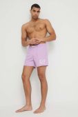 Купальні шорти EA7 Emporio Armani колір фіолетовий Купальні шорти EA7 Emporio Armani колір фіолетовий