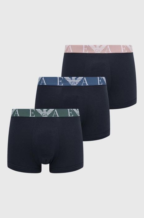 Боксери Emporio Armani Underwear 3-pack чоловічі колір синій (2919494) Боксери Emporio Armani Underwear 3-pack чоловічі колір синій (2919494)