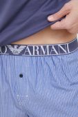 Піжама Emporio Armani Underwear чоловіча колір синій візерунок