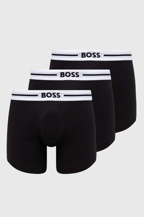 Боксери BOSS 3-pack чоловічі колір чорний (3068486) Боксери BOSS 3-pack чоловічі колір чорний (3068486)