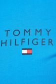 Бавовняна піжама Tommy Hilfiger з принтом колір блакитний
