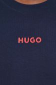 Піжамна футболка HUGO колір синій з принтом Піжамна футболка HUGO колір синій з принтом