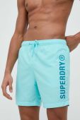 Купальні шорти Superdry колір бірюзовий (3173316) Купальні шорти Superdry колір бірюзовий (3173316)