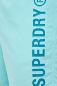 Купальні шорти Superdry колір бірюзовий (3173316) Купальні шорти Superdry колір бірюзовий (3173316)