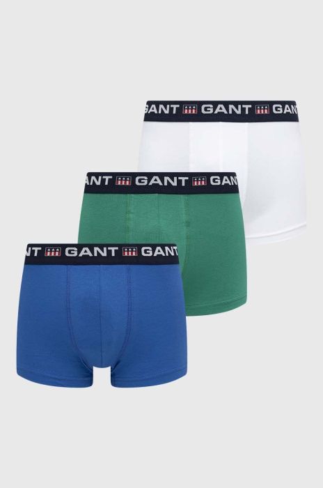 Боксери Gant 3-pack чоловічі колір зелений Боксери Gant 3-pack чоловічі колір зелений