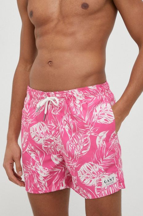 Купальні шорти Gant колір рожевий Купальні шорти Gant колір рожевий