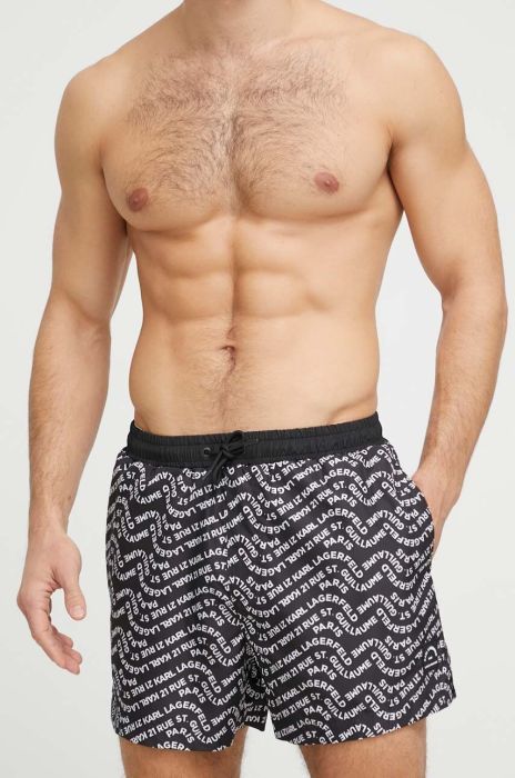 Купальні шорти Karl Lagerfeld колір чорний (3102452)
