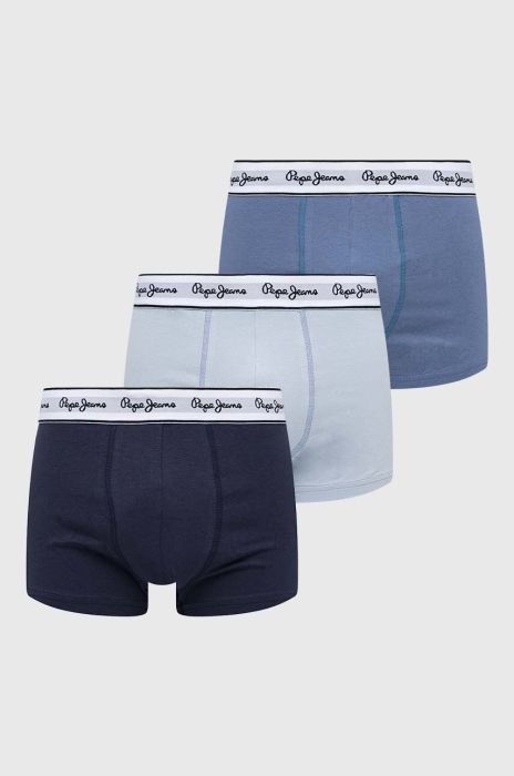 Боксери Pepe Jeans 3-pack чоловічі колір блакитний (3206793) Боксери Pepe Jeans 3-pack чоловічі колір блакитний (3206793)
