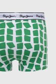 Боксери Pepe Jeans 3-pack чоловічі колір зелений Боксери Pepe Jeans 3-pack чоловічі колір зелений