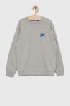 Дитяча кофта Fila колір сірий з принтом (3021920)