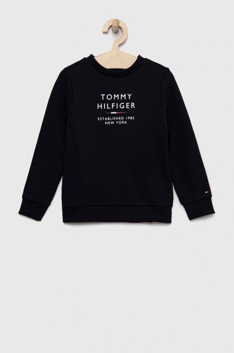 Дитяча кофта Tommy Hilfiger колір синій з принтом (2910805) Дитяча кофта Tommy Hilfiger колір синій з принтом (2910805)
