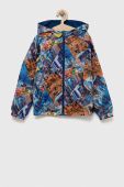 Дитяча двостороння куртка Guess колір блакитний (3051407) Дитяча двостороння куртка Guess колір блакитний (3051407)