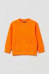 Дитяча бавовняна кофта OVS колір помаранчевий однотонна (3116053)