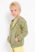 Дитяча кофта Mayoral колір зелений з капюшоном візерунок (2946708) Дитяча кофта Mayoral колір зелений з капюшоном візерунок (2946708)