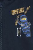 Дитяча бавовняна кофта Lego колір синій з капюшоном з принтом (3094081) Дитяча бавовняна кофта Lego колір синій з капюшоном з принтом (3094081)