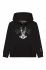 Дитяча кофта BOSS колір чорний з капюшоном з принтом (3061139)