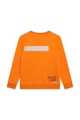 Дитяча кофта Karl Lagerfeld колір помаранчевий з принтом