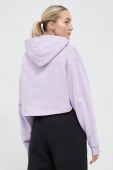 Кофта Reebok жіноча колір фіолетовий з капюшоном з принтом (3013022) Кофта Reebok жіноча колір фіолетовий з капюшоном з принтом (3013022)