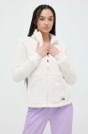 Спортивна кофта The North Face Campshire Full Zip колір білий однотонна Спортивна кофта The North Face Campshire Full Zip колір білий однотонна