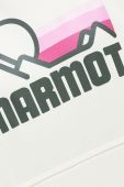 Кофта Marmot Coastal колір бежевий з капюшоном з принтом Кофта Marmot Coastal колір бежевий з капюшоном з принтом