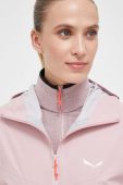 Куртка Salewa жіночий колір рожевий