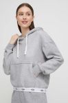 Кофта UGG Lawna жіноча колір сірий з капюшоном з аплікацією (3138592)