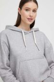 Кофта UGG Lawna жіноча колір сірий з капюшоном з аплікацією (3138592)