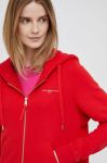 Кофта Tommy Hilfiger жіноча колір червоний з капюшоном однотонна (3090238) Кофта Tommy Hilfiger жіноча колір червоний з капюшоном однотонна (3090238)