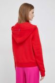 Кофта Tommy Hilfiger жіноча колір червоний з капюшоном однотонна (3090238)