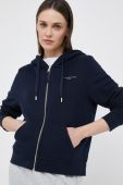 Кофта Tommy Hilfiger жіноча колір синій з капюшоном однотонна (3090248)