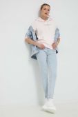 Кофта Tommy Jeans жіноча колір рожевий з капюшоном з принтом (3013063) Кофта Tommy Jeans жіноча колір рожевий з капюшоном з принтом (3013063)