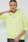 Кофта Tommy Jeans жіноча колір жовтий з капюшоном з принтом (3013043) Кофта Tommy Jeans жіноча колір жовтий з капюшоном з принтом (3013043)