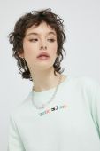 Кофта Tommy Jeans жіноча колір зелений з аплікацією (3081429)