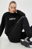 Кофта Napapijri Жіноча колір чорний з принтом Кофта Napapijri Жіноча колір чорний з принтом