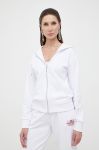 Кофта Armani Exchange жіноча колір білий з капюшоном однотонна (3175426) Кофта Armani Exchange жіноча колір білий з капюшоном однотонна (3175426)