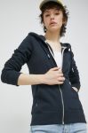Кофта Superdry жіноча колір синій з капюшоном однотонна (2990140) Кофта Superdry жіноча колір синій з капюшоном однотонна (2990140)