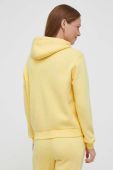 Кофта Polo Ralph Lauren жіноча колір жовтий з капюшоном однотонна (3387803)