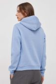 Кофта Polo Ralph Lauren жіноча з капюшоном однотонна колір блакитний (3687061)