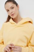Кофта 4F жіноча колір жовтий з капюшоном однотонна (3139703)