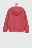 Дитяча кофта Tommy Hilfiger колір рожевий з капюшоном однотонна (2908792) Дитяча кофта Tommy Hilfiger колір рожевий з капюшоном однотонна (2908792)