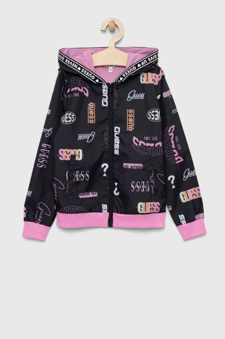 Дитяча куртка Guess колір чорний (2950886) Дитяча куртка Guess колір чорний (2950886)