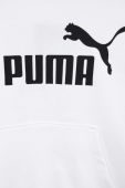 Дитяча кофта Puma ESS Logo Hoodie TR G колір білий з капюшоном з принтом Дитяча кофта Puma ESS Logo Hoodie TR G колір білий з капюшоном з принтом