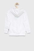 Дитяча кофта Puma ESS Logo Hoodie TR G колір білий з капюшоном з принтом Дитяча кофта Puma ESS Logo Hoodie TR G колір білий з капюшоном з принтом