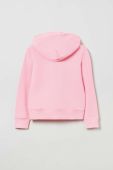 Дитяча бавовняна кофта OVS колір рожевий з капюшоном однотонна (3043107) Дитяча бавовняна кофта OVS колір рожевий з капюшоном однотонна (3043107)