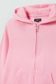 Дитяча бавовняна кофта OVS колір рожевий з капюшоном однотонна (3043107) Дитяча бавовняна кофта OVS колір рожевий з капюшоном однотонна (3043107)