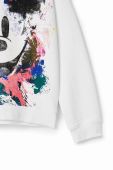 Дитяча бавовняна кофта Desigual колір білий з принтом (3043300) Дитяча бавовняна кофта Desigual колір білий з принтом (3043300)