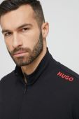 Кофта HUGO чоловіча колір чорний однотонна (3026675)